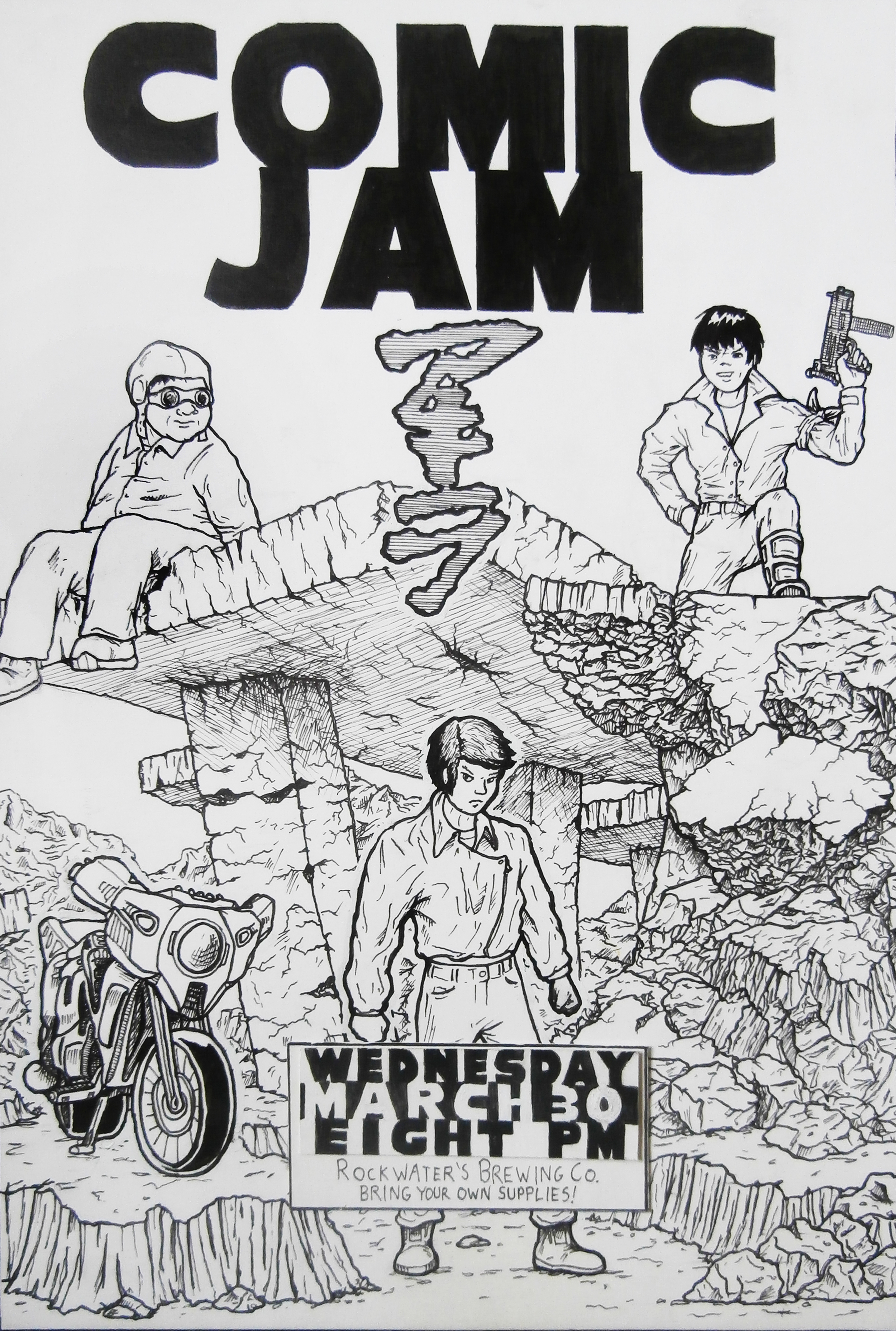 Comic Jam poster, 2004