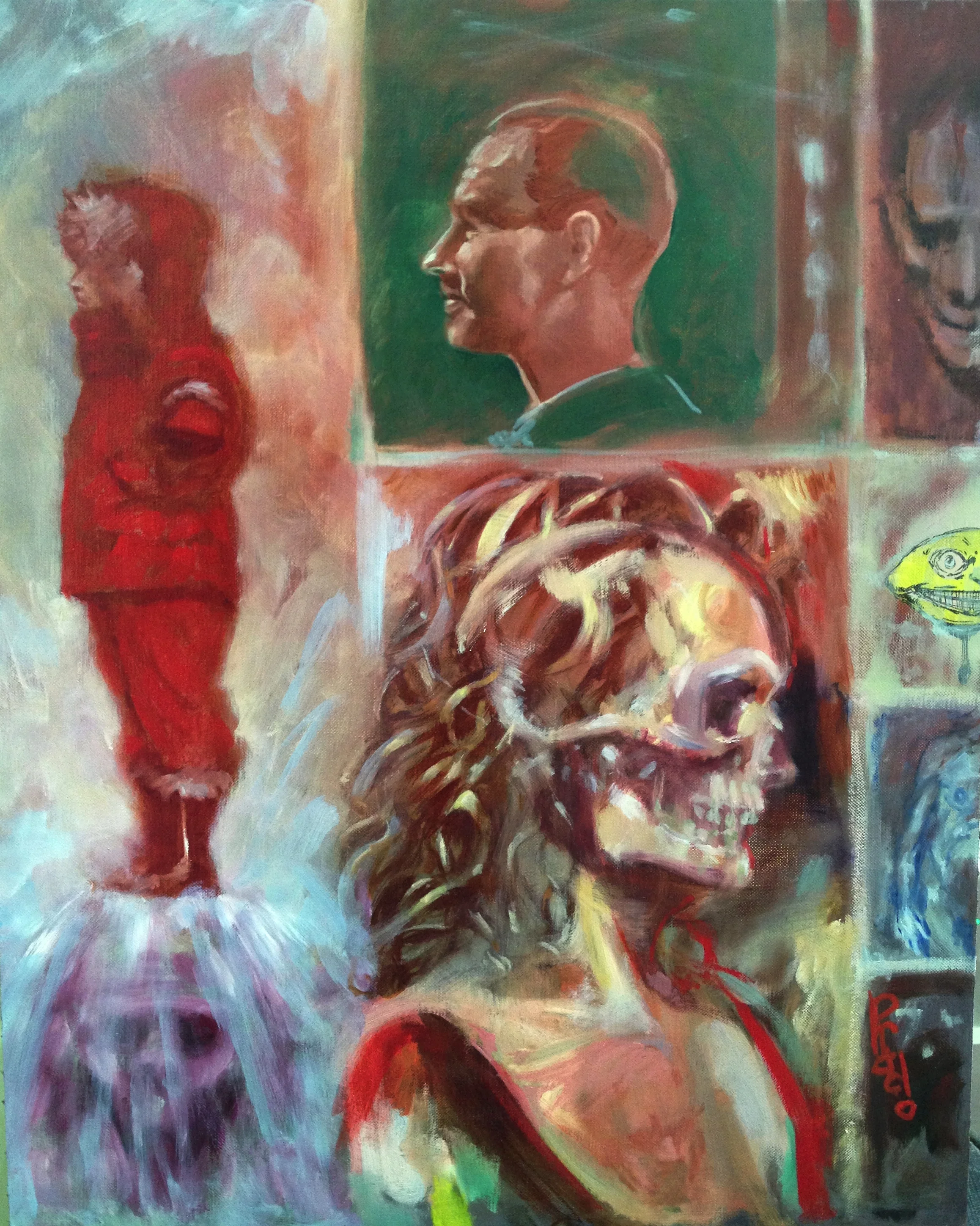 Percentages - Oil on Linen Board - 16X20 - 2013