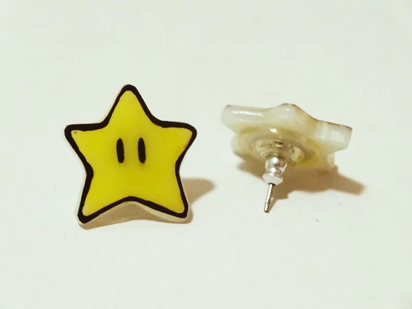  Mario star stud earrings (love these) 