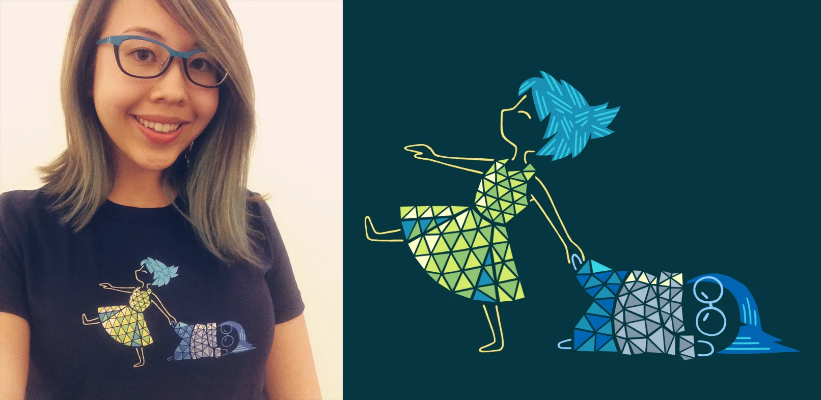  Inside Out sim team tshirt design. One of these shirts is currently hanging up in the Lamplight Lounge in Disneyland!  