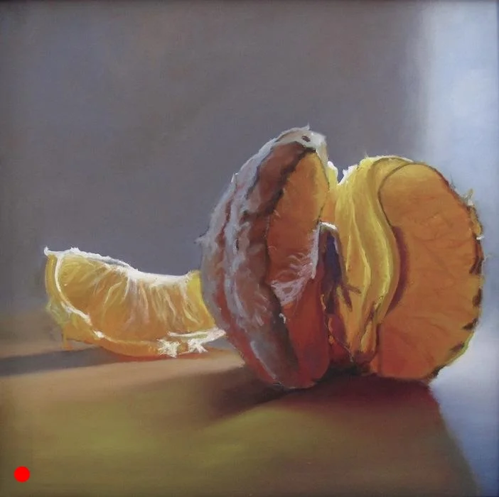   Transnlucent Warmth  oil on wood panel 12 x 12   