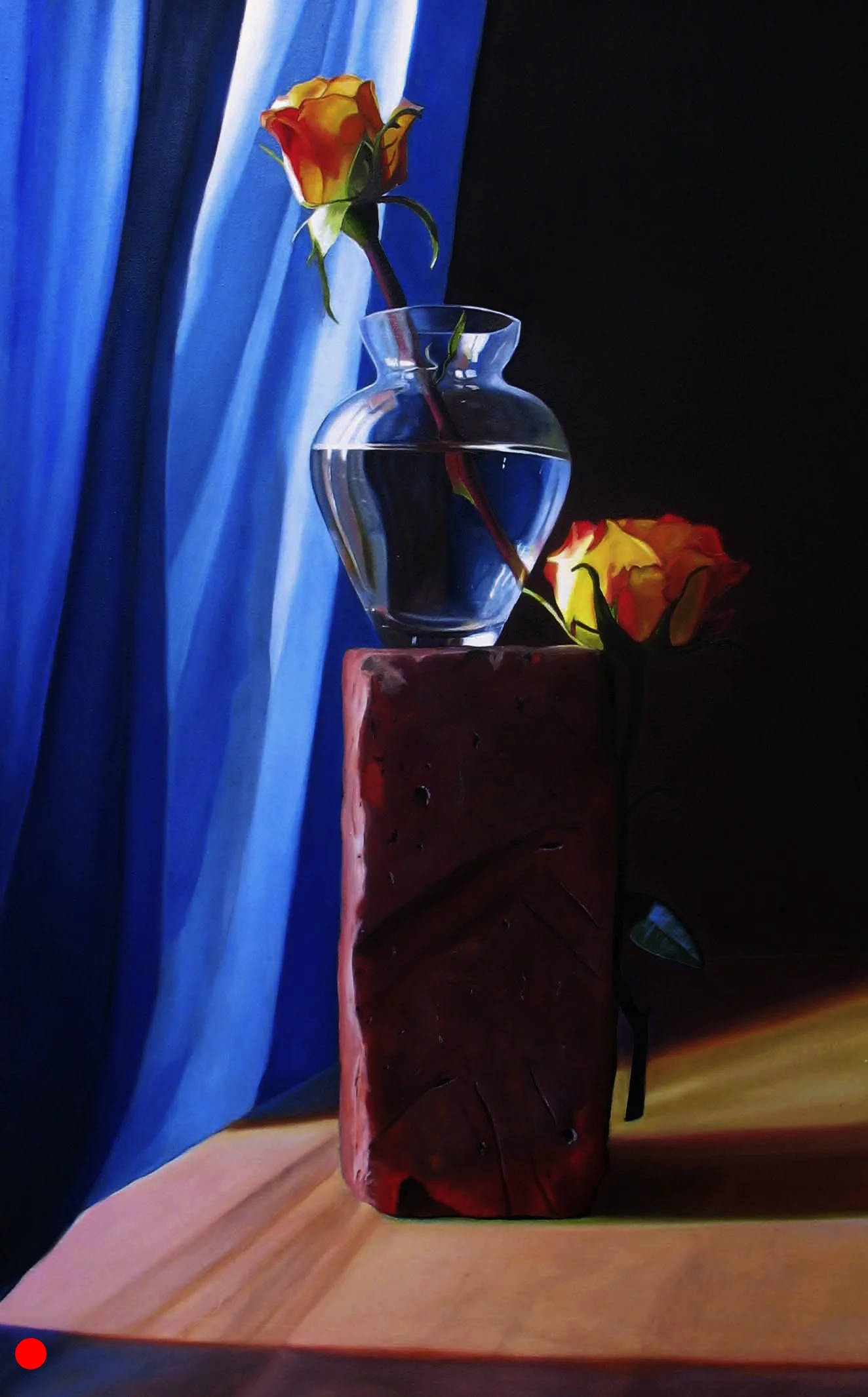  A deep Burning Fire 48 x 30 sold 
