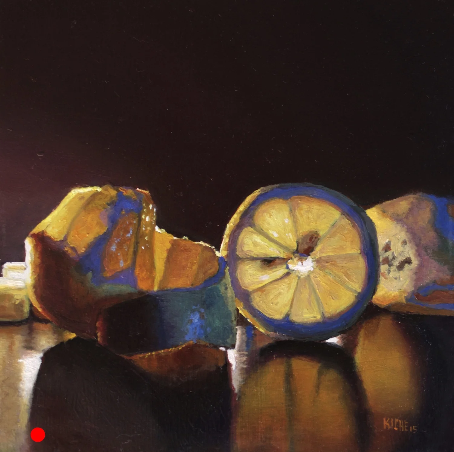 Lemons by candlelight
