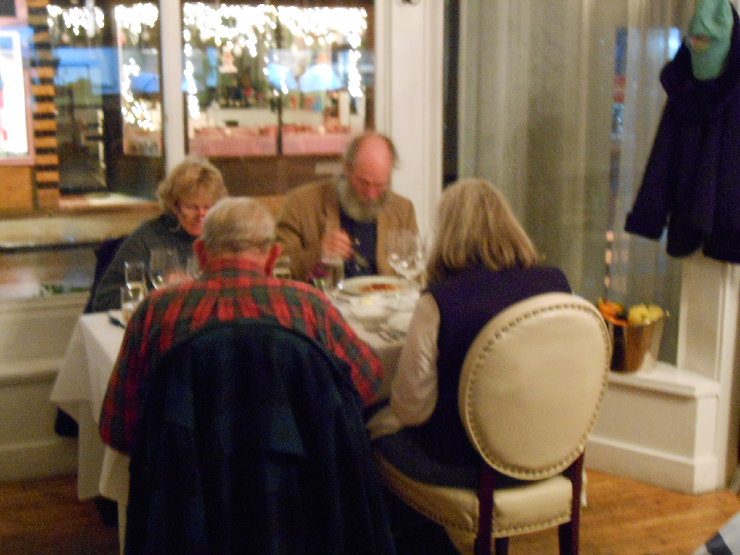 Guests enjoy the squid dish