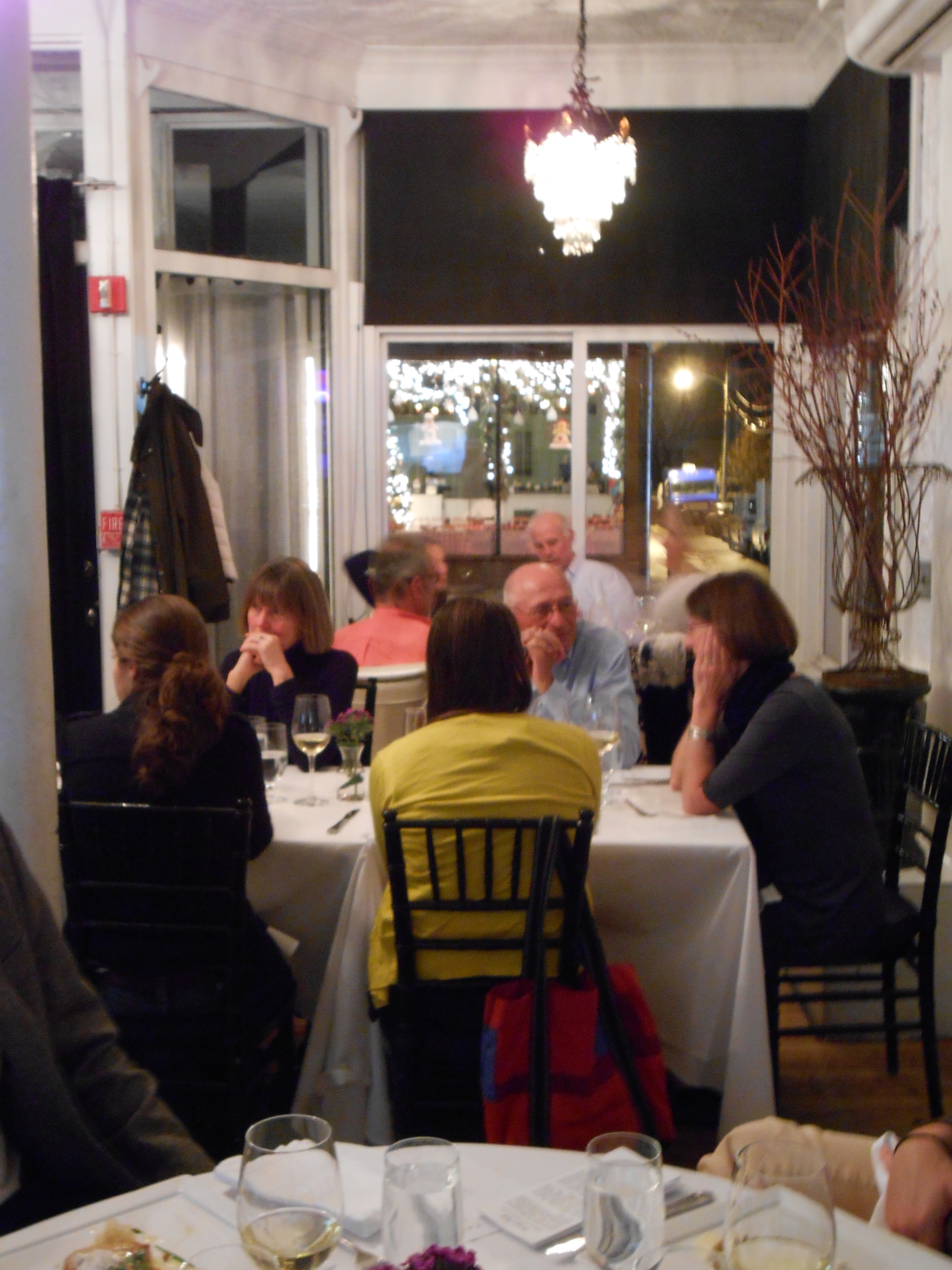 Guests enjoy the skate dish