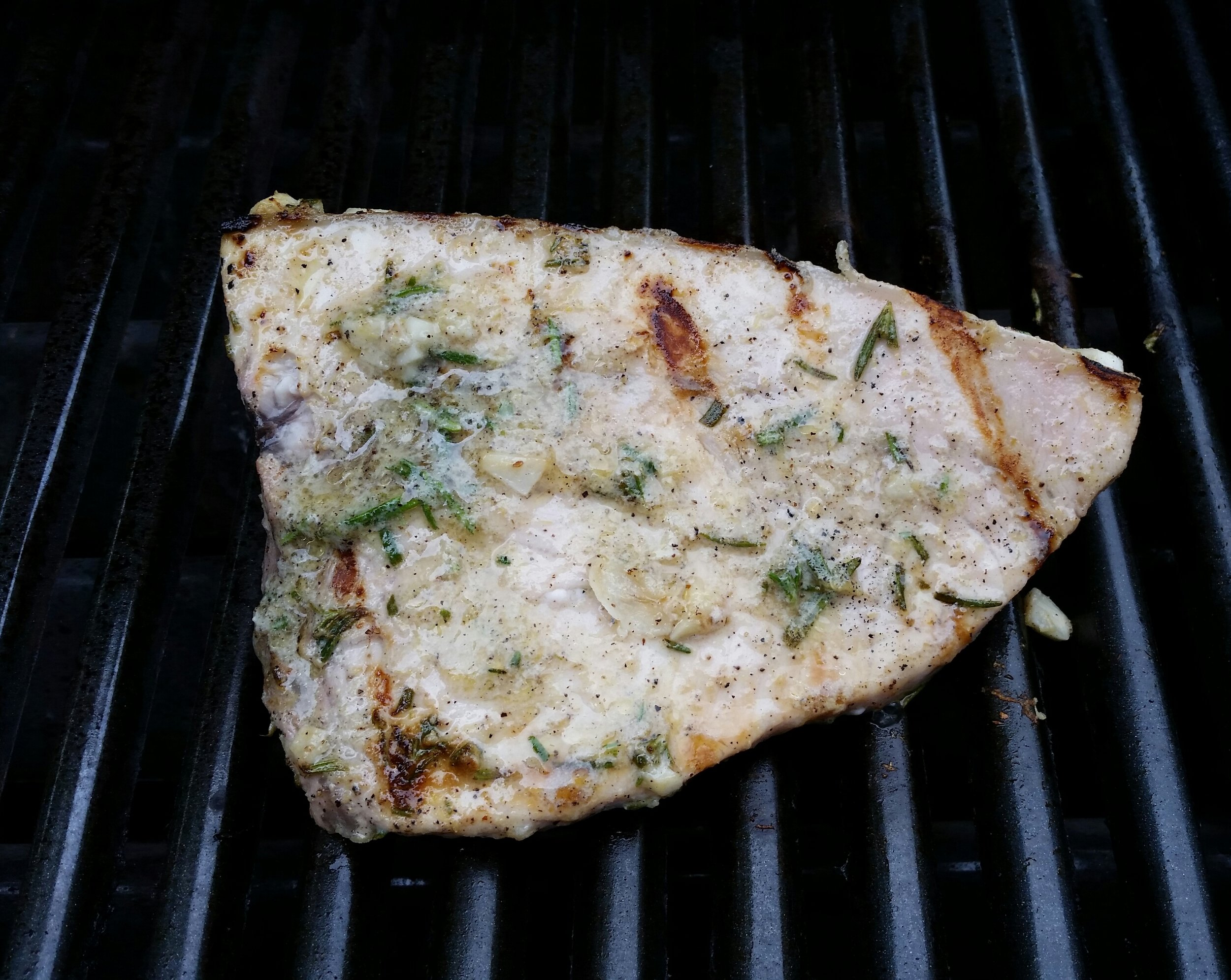 Grilled Rosemary Swordfish - Spectacular!