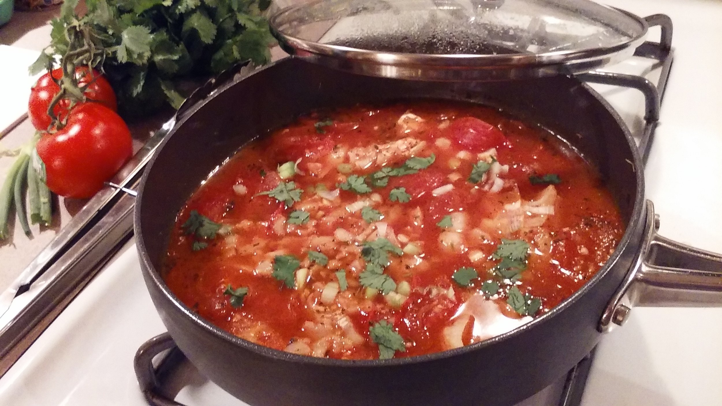 My best ever Poached Cod Italiano!