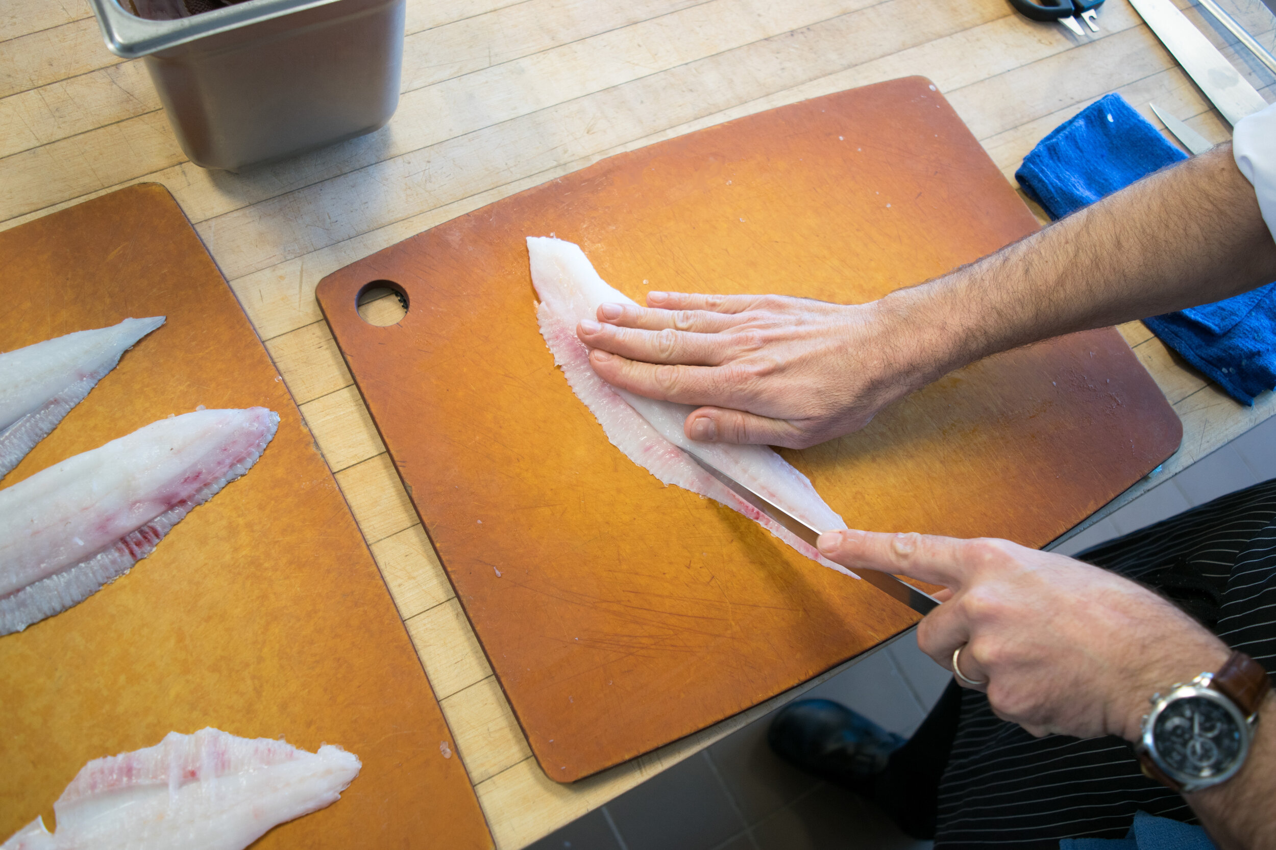 Step 10. Clean up the filet. 