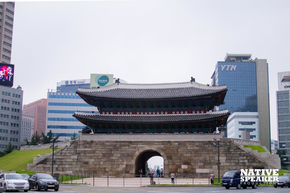  A view from the rear of the gate 