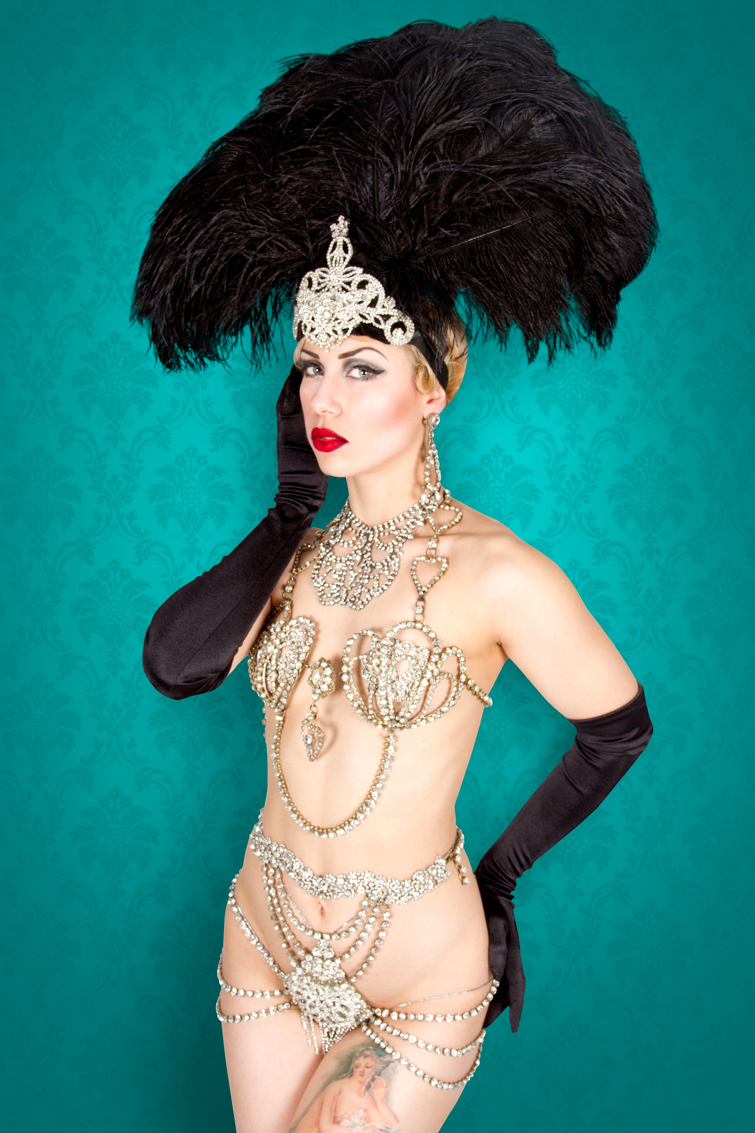 Lavender May de la troupe Cabaret Capone, Photo par Frank Lam