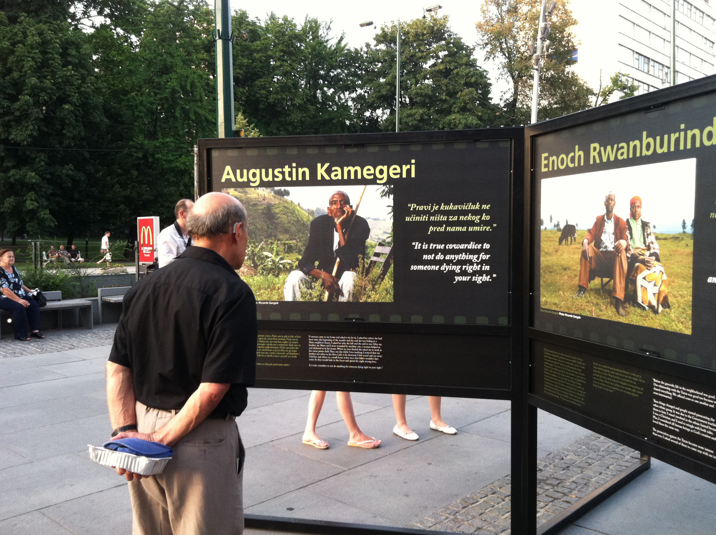  The Rescuers exhibition, on display at the BBI Centar in Sarajevo, Bosnia and Herzegovina, in July 2011. Photo: PROOF  