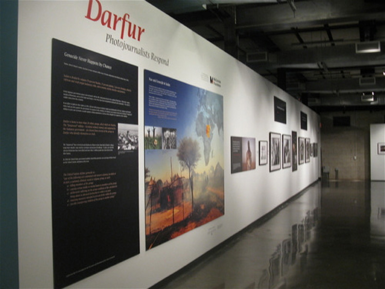  Dafur: Photojournalists Respond, on display at the Holocaust Museum Houston. 