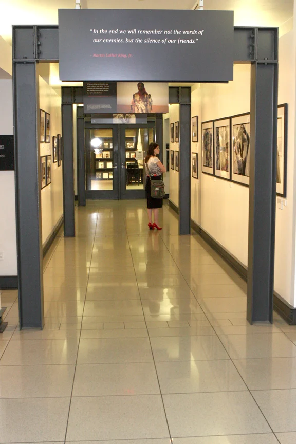 Dafur: Photojournalists Respond, on display at the Boston Library.