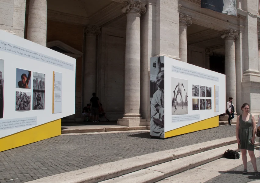 Child Soldiers: Forced to be Cruel, in Rome, Italy.
