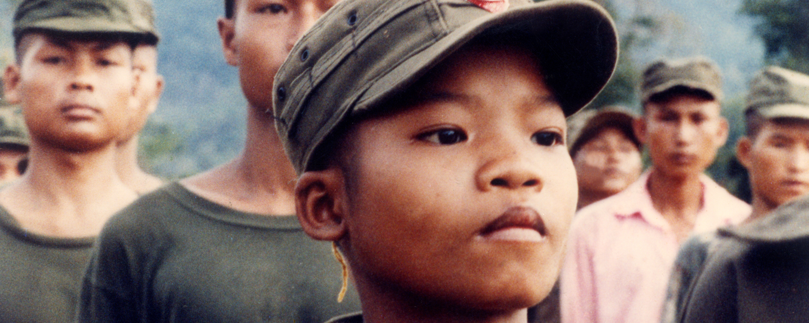 Photo from the "Child Soldiers" exhibit