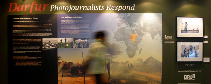 Exhibition, "Darfur: Photojournalists Respond" at the Boston Library