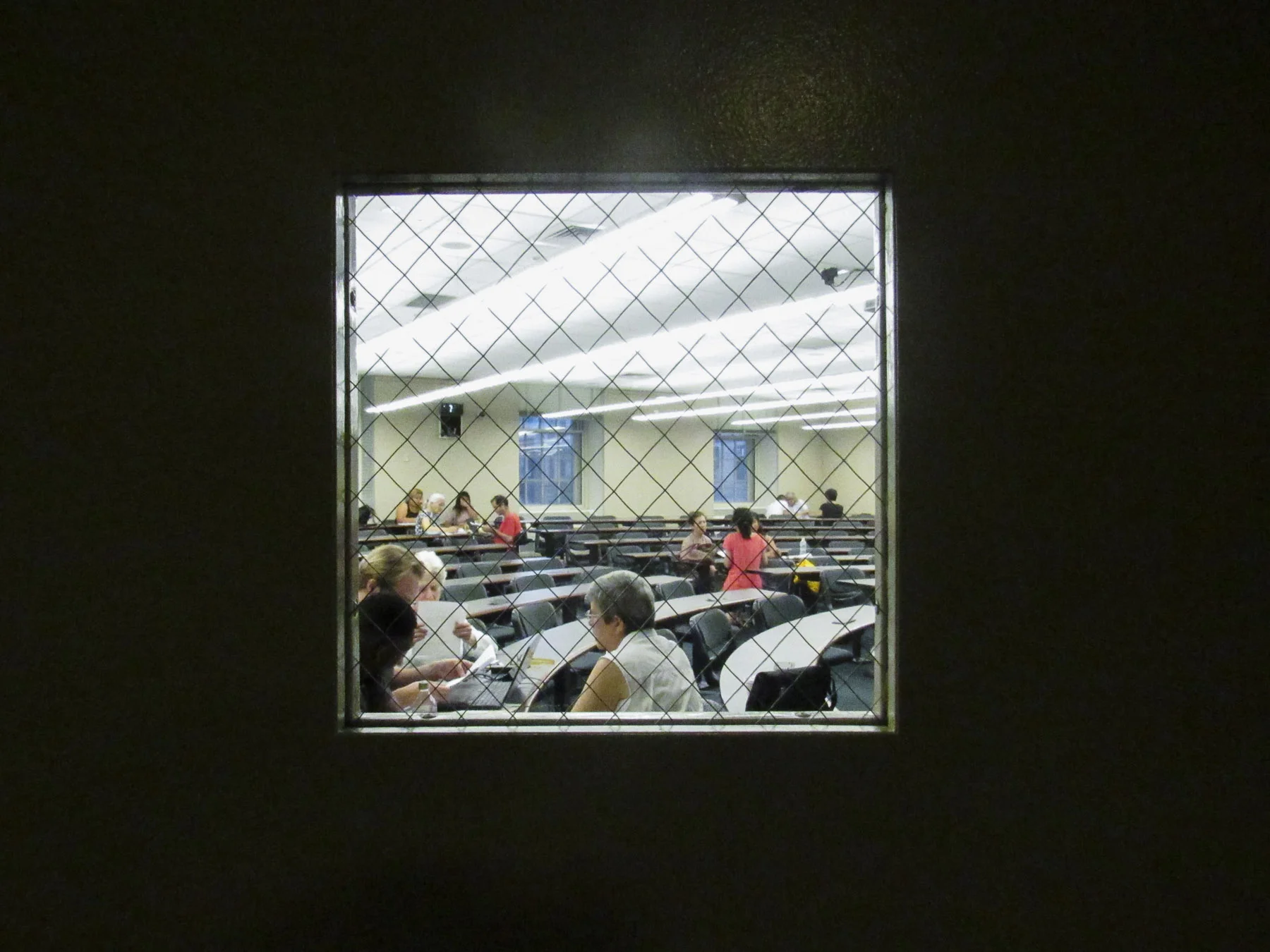 In addition to legal counseling during weekly meetings, the volunteers serve as supportive peers, listening to immigrants’ experiences and providing consolation to those at risk. Each immigrant who attends the meetings works with the same translator, interviewer, and scribe throughout the entire counseling process. Judson Memorial Church in Washington Square Park, New York – August 17, 2017.