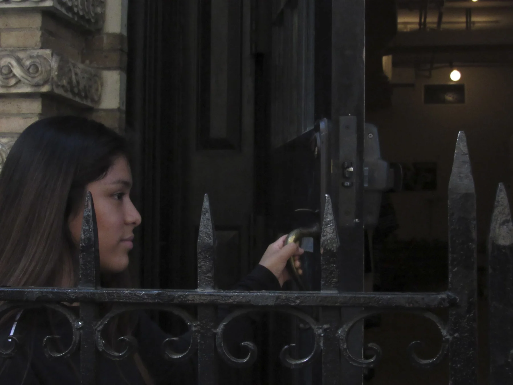 Heidi Animas, daughter of undocumented immigrant, Myrna Lazcano, regularly visits the church to continue work with the New York Sanctuary Coalition, an organization that reunited Heidi and her mother after Myrna was detained when trying to return to the United States after visiting her parents in Mexico. Judson Memorial Church in Washington Square Park, New York – August 17, 2017