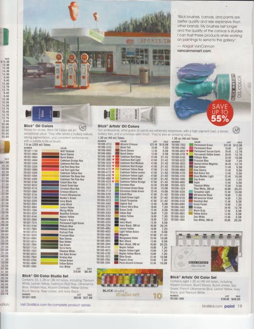 Truckee Pumps made it into 2013 Blick Spring Catalog