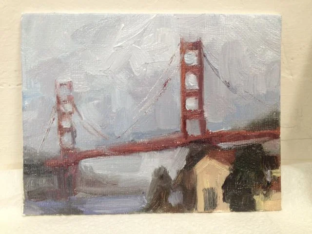Hazy Golden Gate