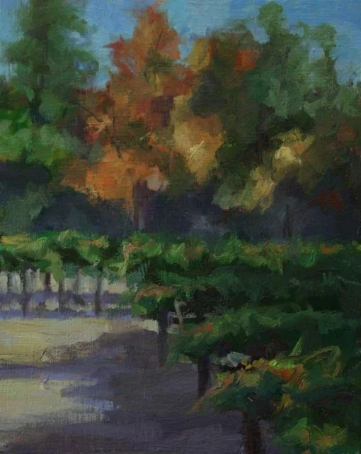 After Crush, Oil on Panel, 8x10 