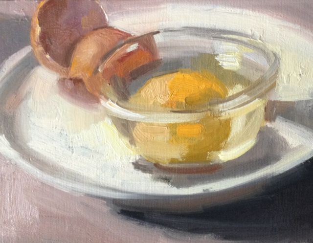 Cracked Open - Oil on Canvas - 6x8 - ©2014