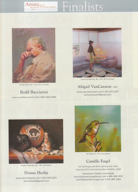 Southwest Art Meet The Finalist Dec. 2013