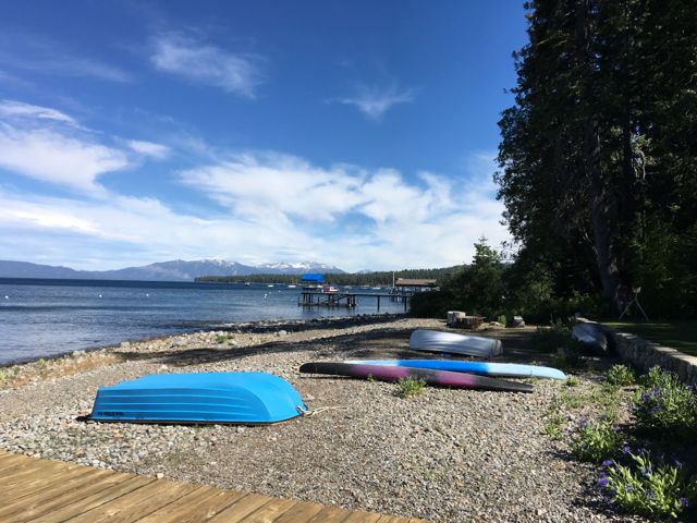 I love the view from the shores. It was fun to see the snow on the mountains this year too!