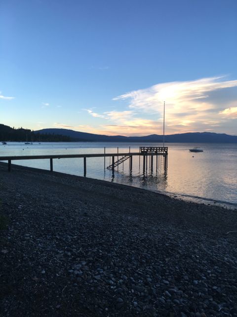 We all go out to the dock for sunset, or what we like to call "Pink Time." Its the perfect time to catch all the changing colors over the water.