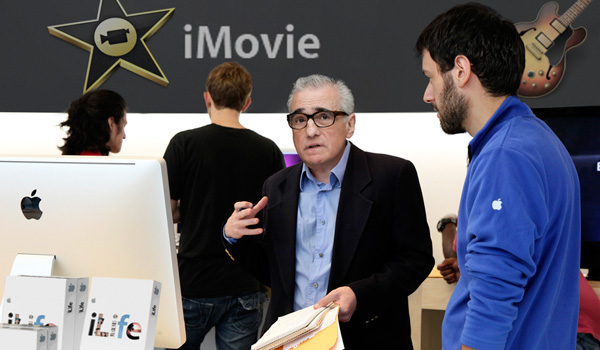 Martin Scorsese Attends Free iMovie Demonstration At Apple Store