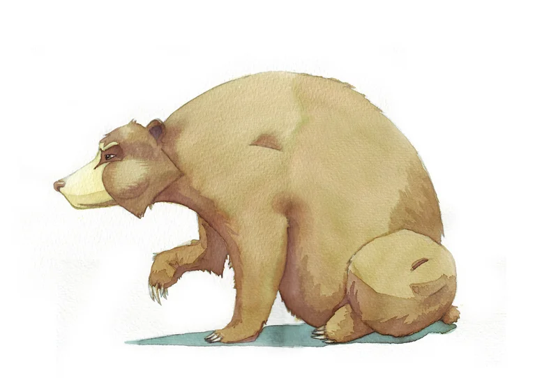 Watercolor Bear (Concept Rendering)