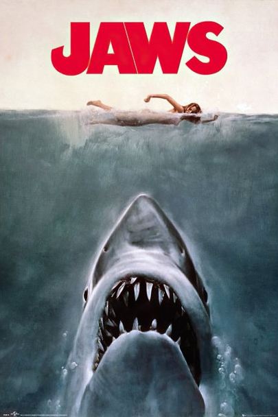 Original JAWS movie poster