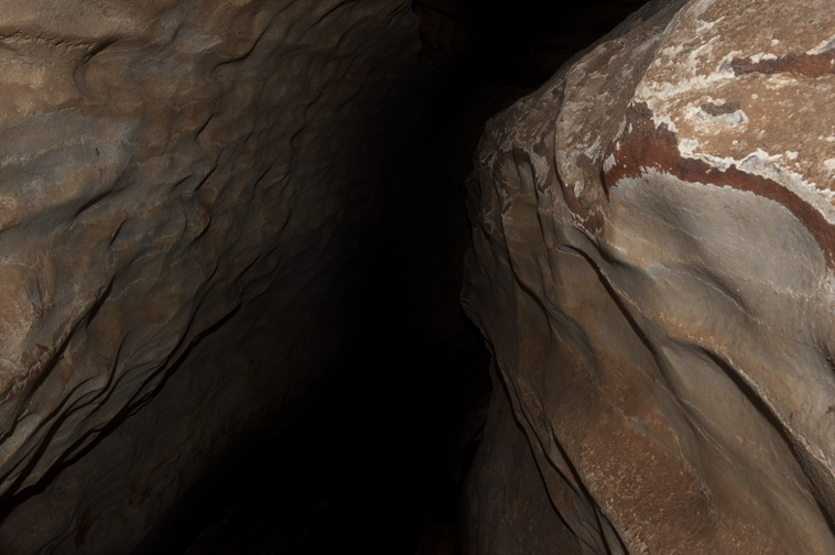 4”x 2.6” Digital Photograph of the Hurricane River Cave in Western Grove, AR
