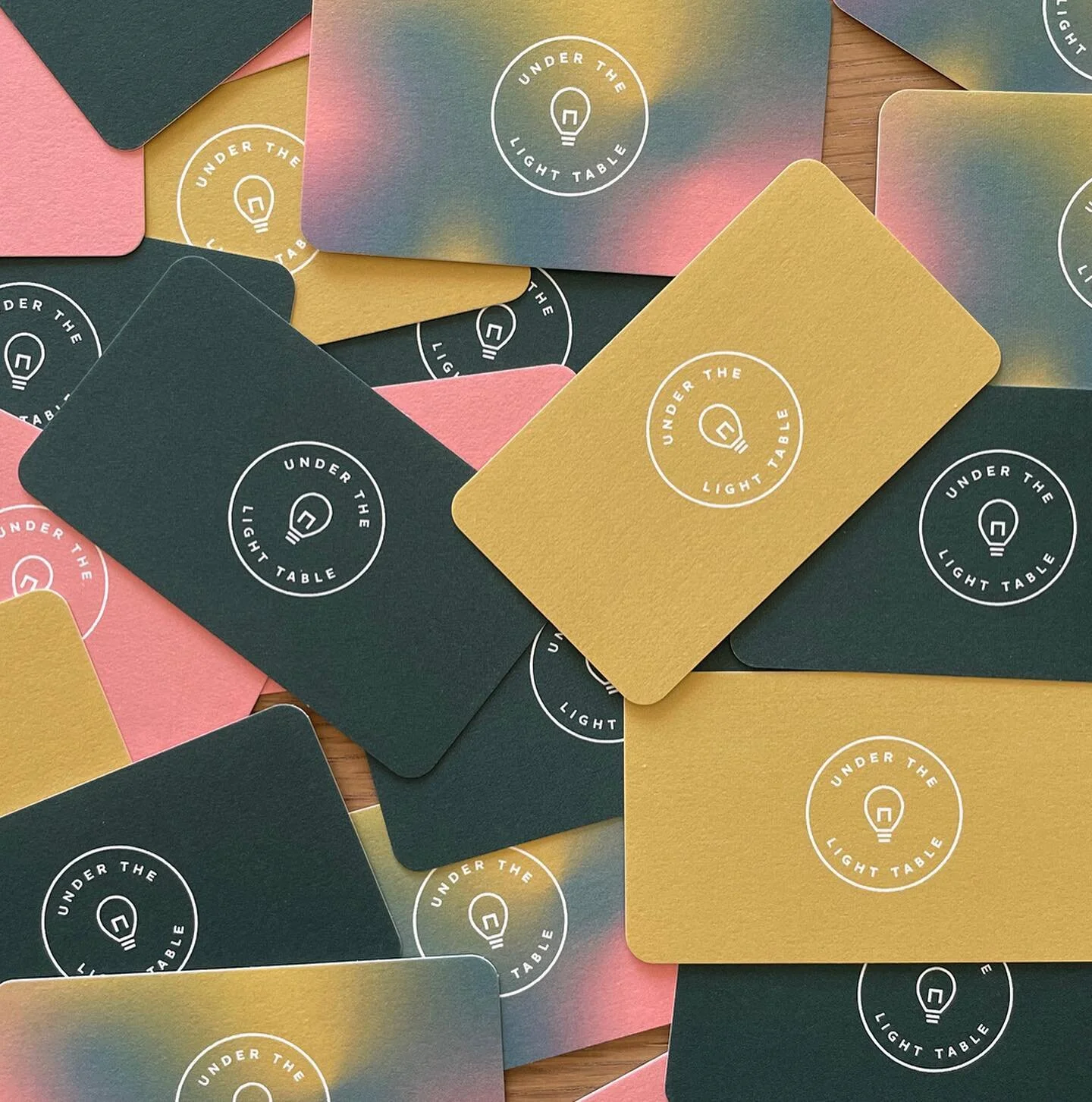 Happy Mail: Business Cards and Stickers have arrived! 📦 

The Business Cards are printed on 100% recycled cotton t-shirt offcuts. #hashtagmoo