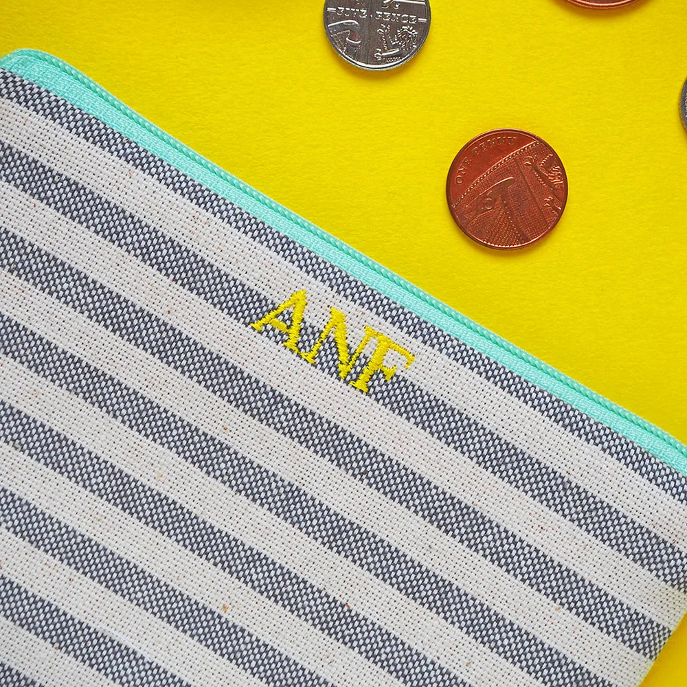 pineapples yellow stripe initials close up yellow bg.jpg
