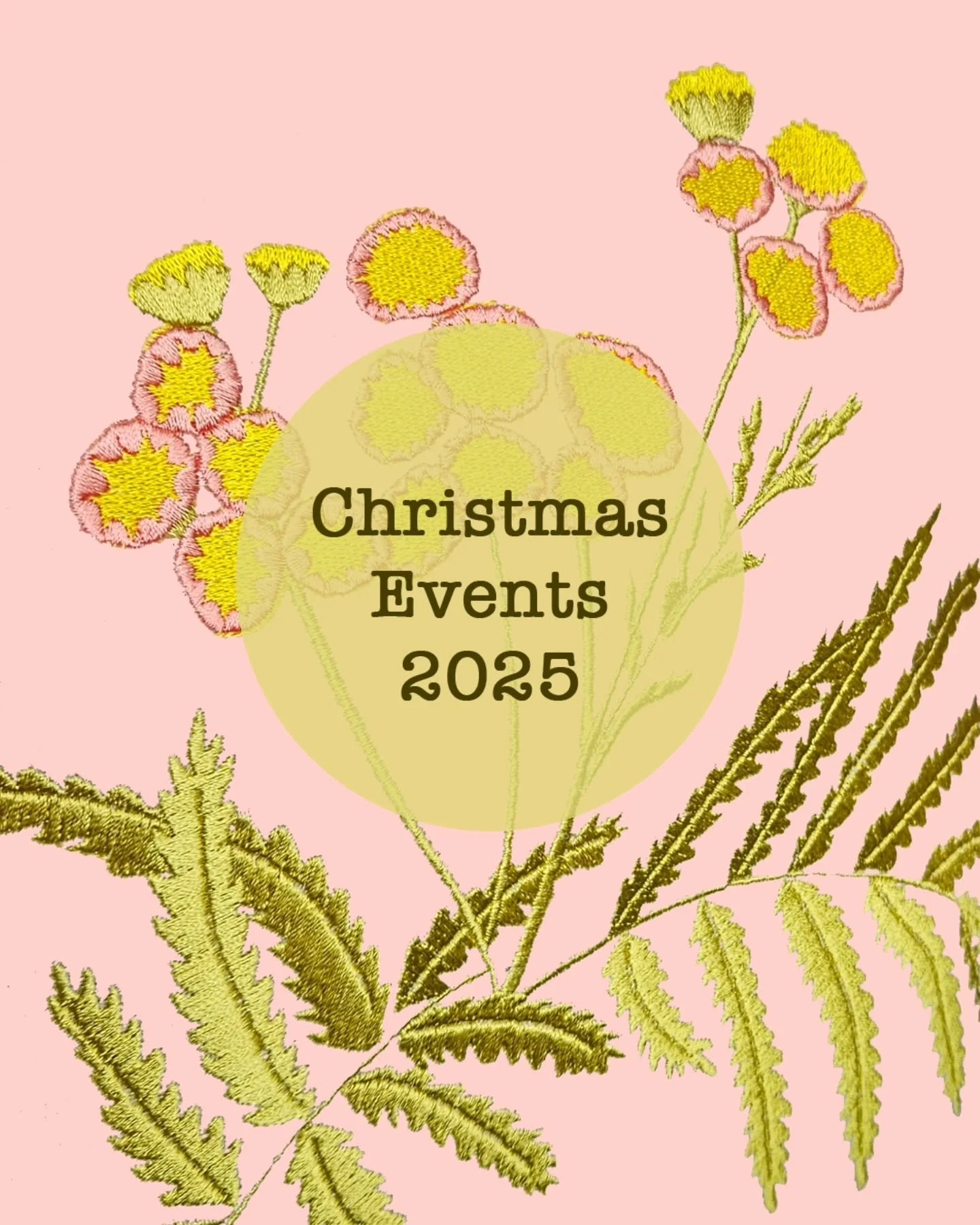 Christmas Market Line Up is GO! It's going to be a busy one this year and I can't wait!

Find me at any and all of the following for joyous embroidery and ridiculous chat!

@thefromeindependent 
@windmill_hill_market 
@charlestontrust 
@madeinbristol