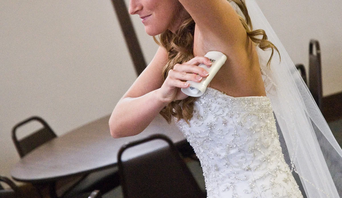 You might be a little nervous before your wedding...