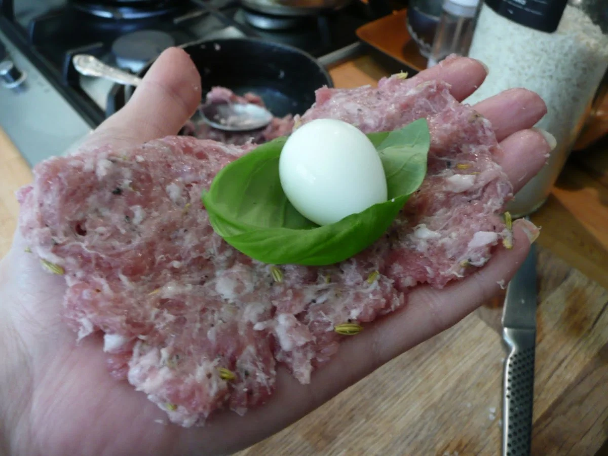 Scotch Egg Wrapping