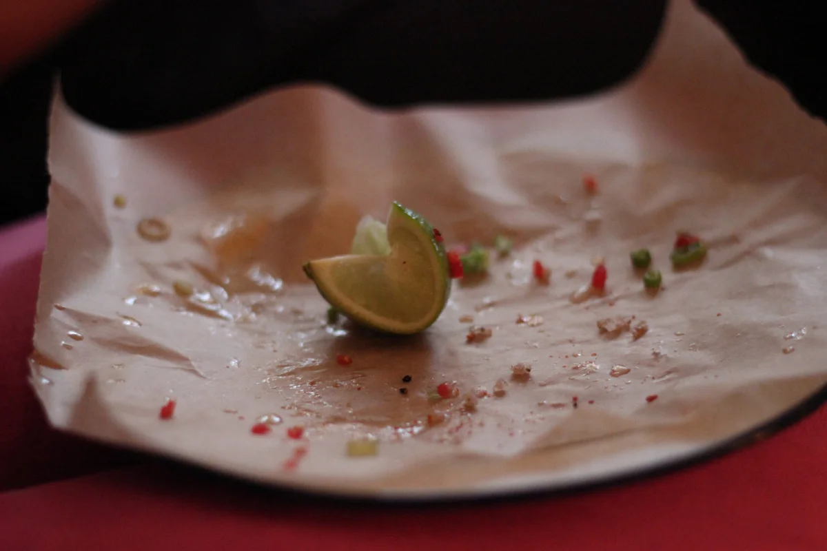 Spent Lime Wedge