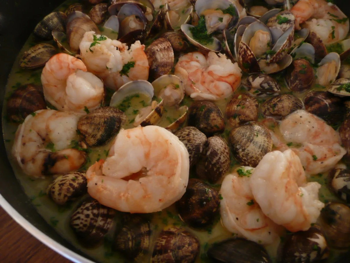 Prawns and Pasta