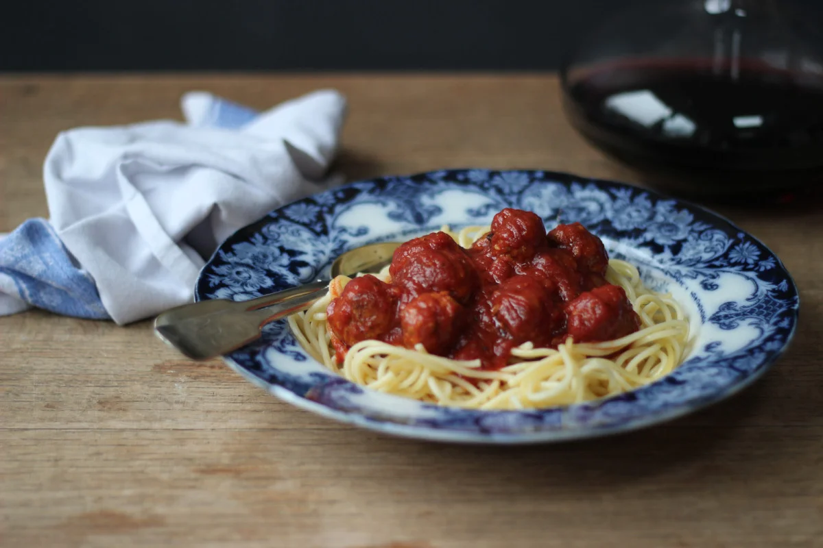 Mini Pork, Fennel and Parmesan Meatballs