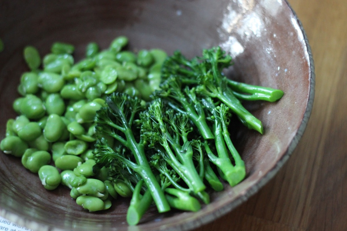 Broccoli and Broadbeans