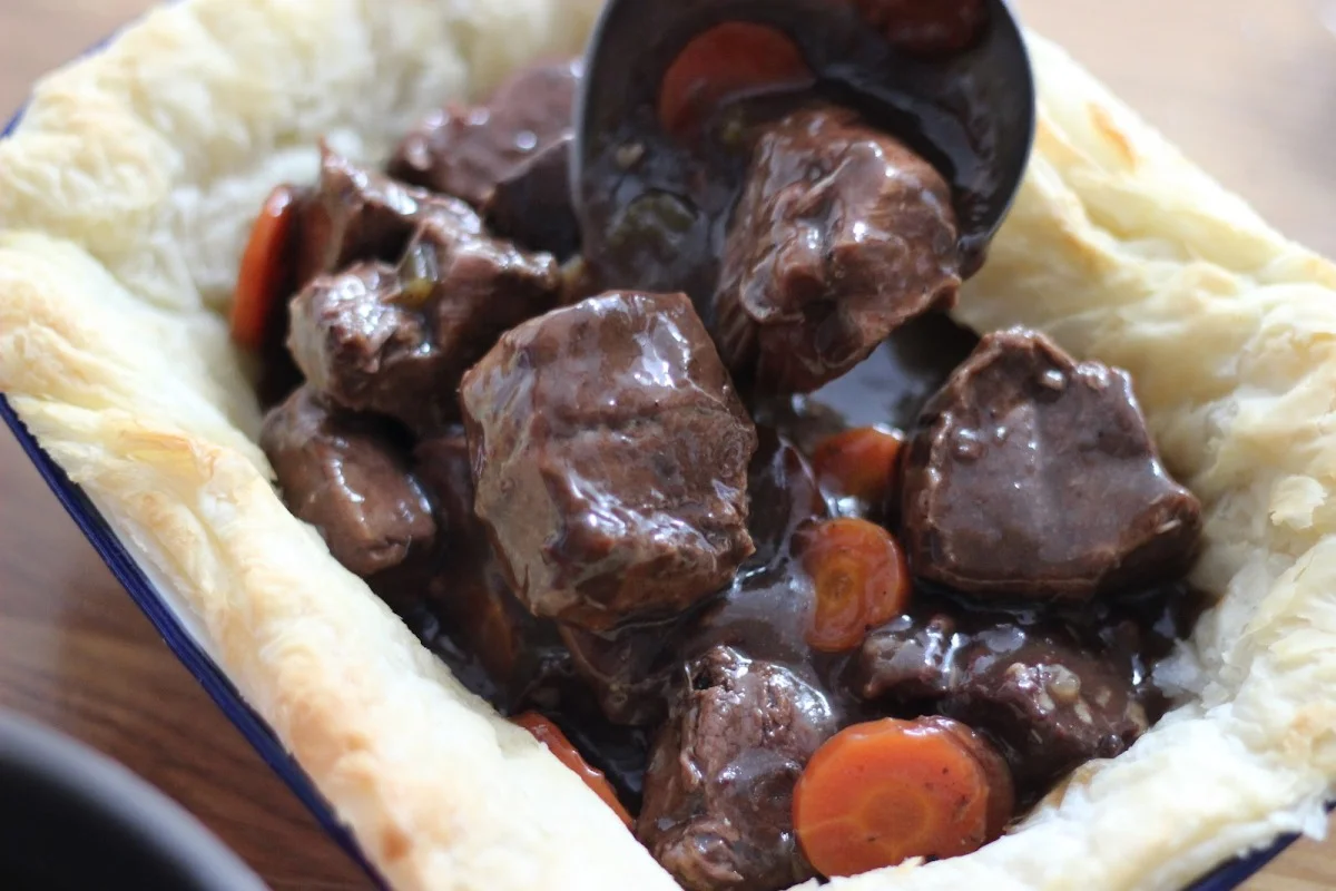 Steak and Guinness Pie
