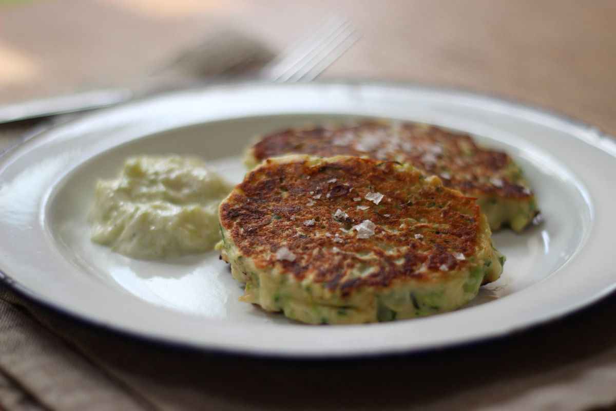 Courgette Griddle Cakes