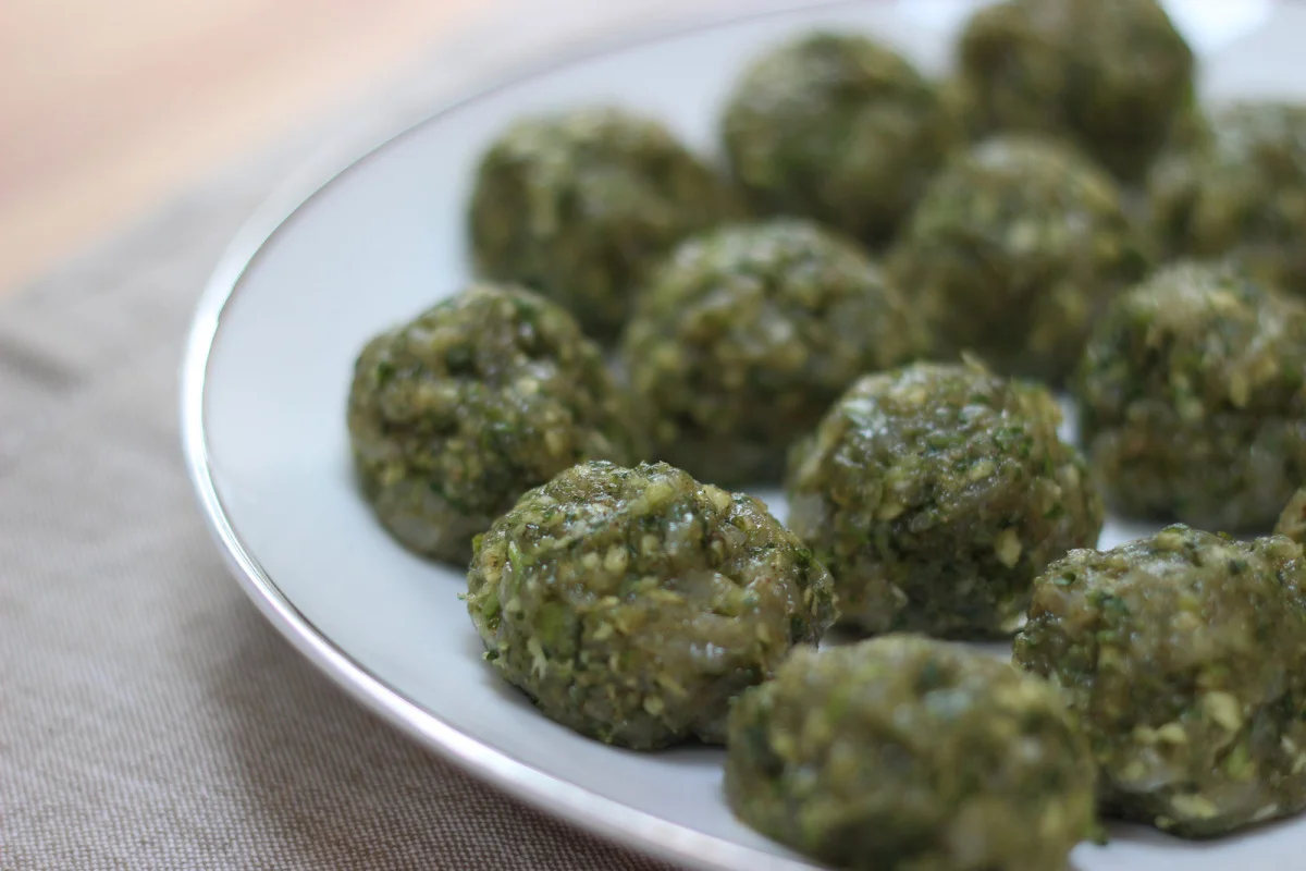 Raw Chicken Meatballs