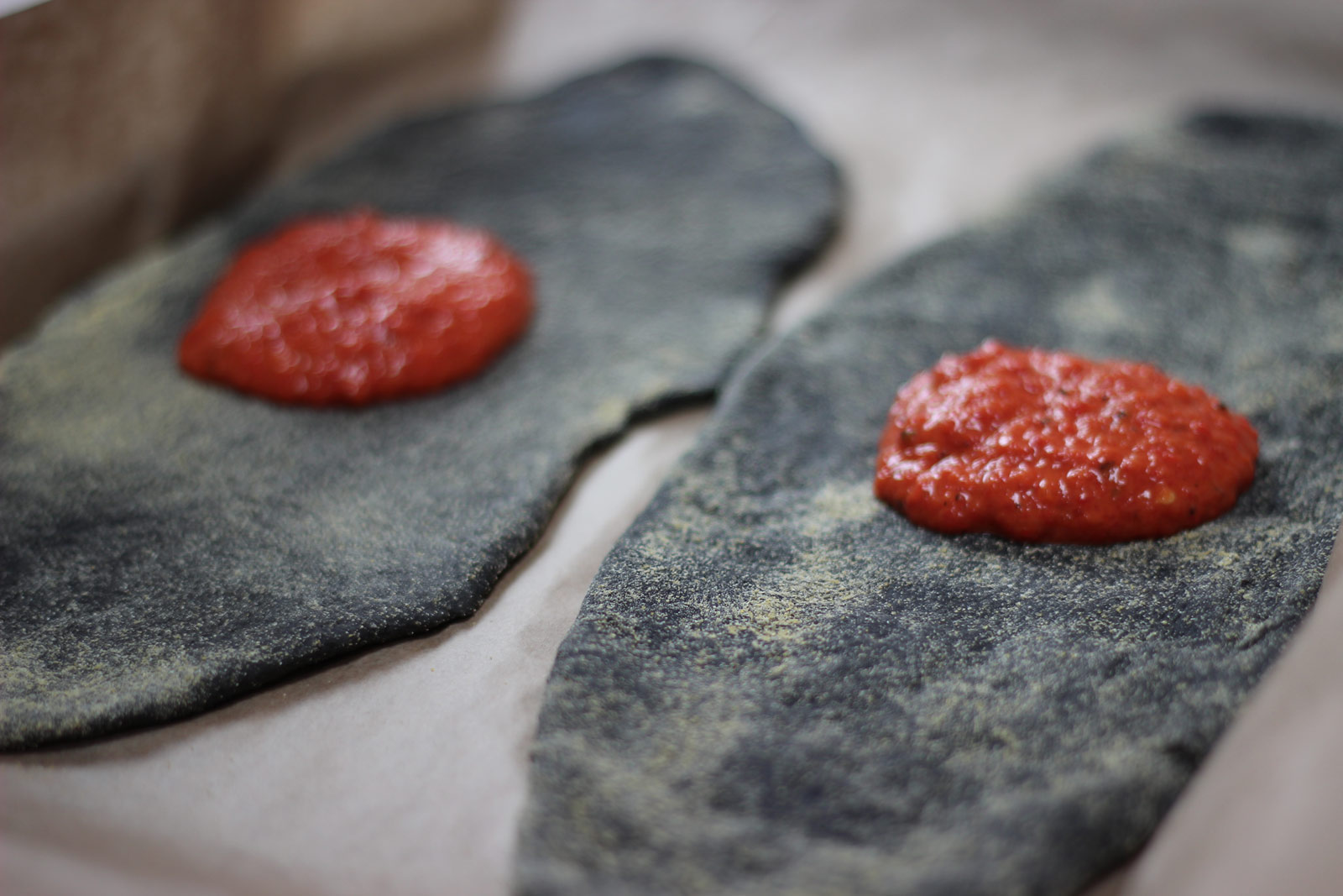 Dough with Pepper Sauce