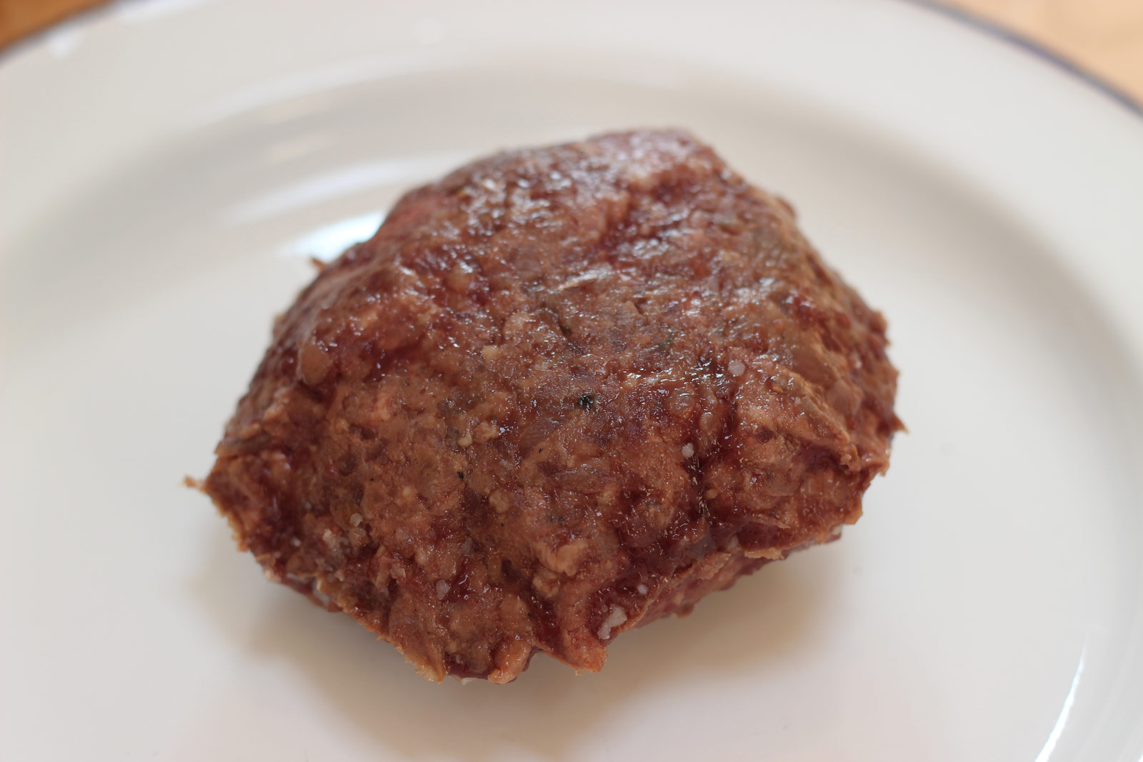 Cooked burger