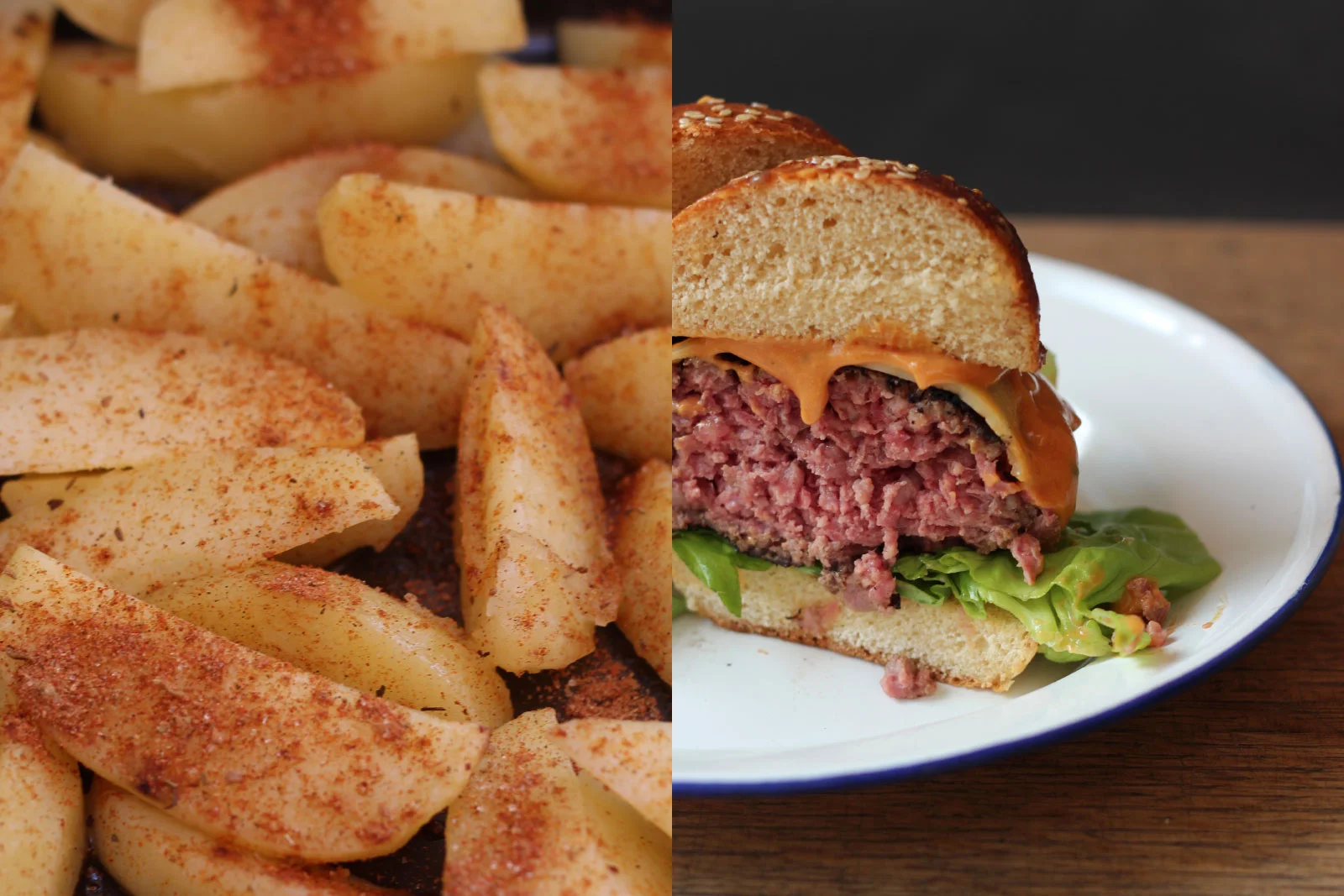 Wedges + Burger