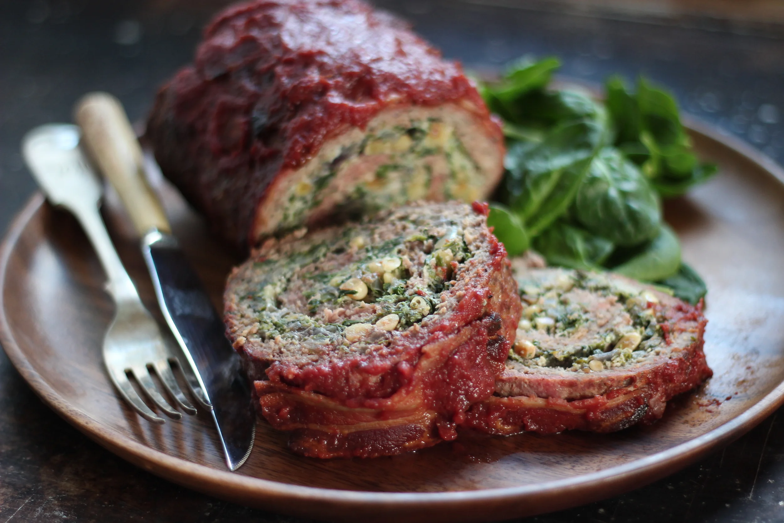Italian Style Meatloaf And Rich Tomato Sauce The Kitchen Alchemist