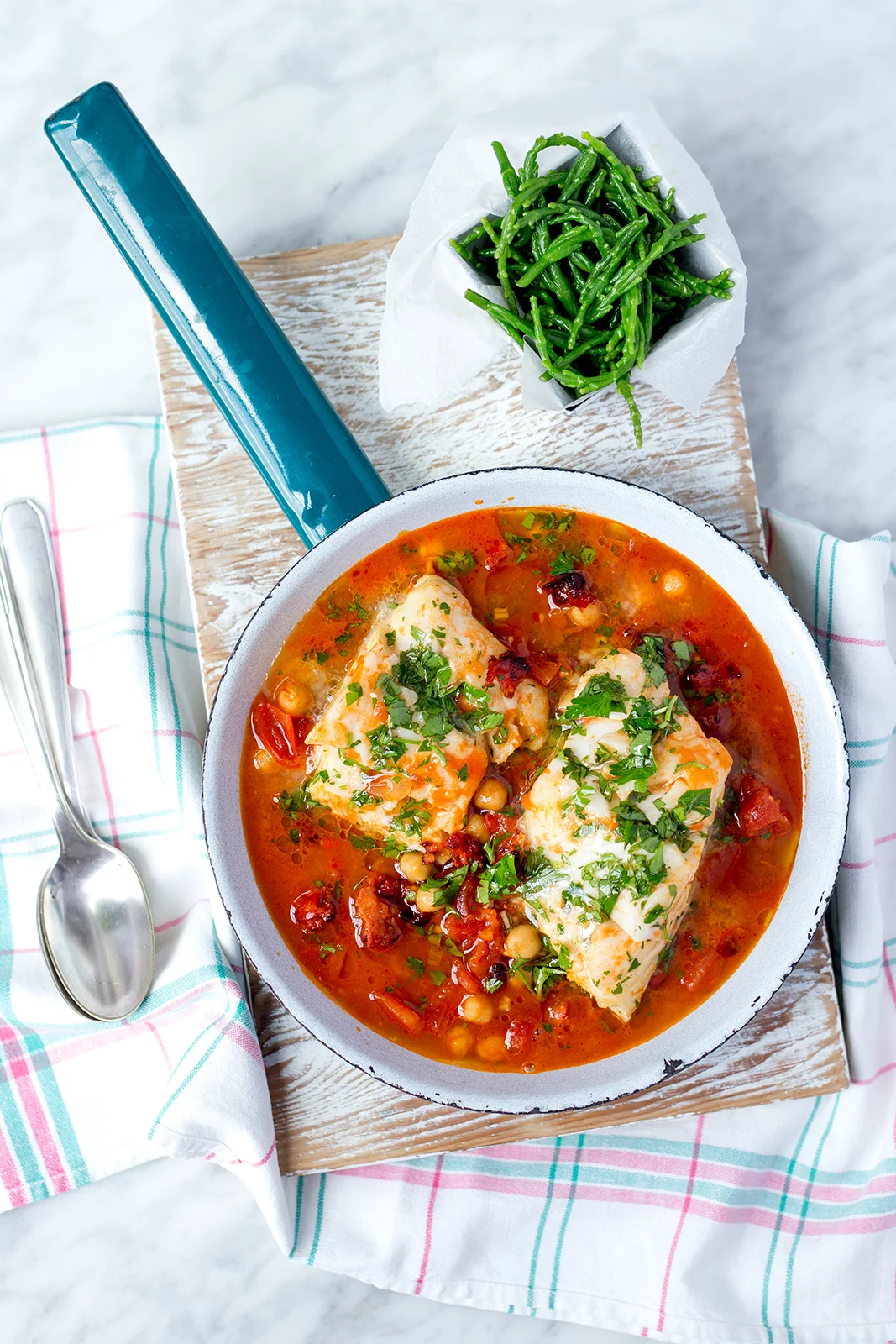 Spanish cod one pot — The Kitchen Alchemist